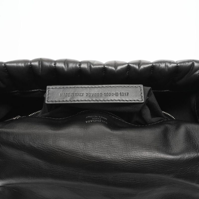 Balenciaga Shoulder Bag Leather Manaco Padded Quilted