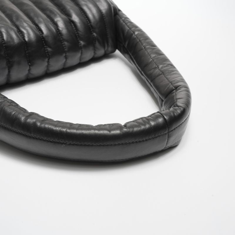 Balenciaga Shoulder Bag Leather Manaco Padded Quilted