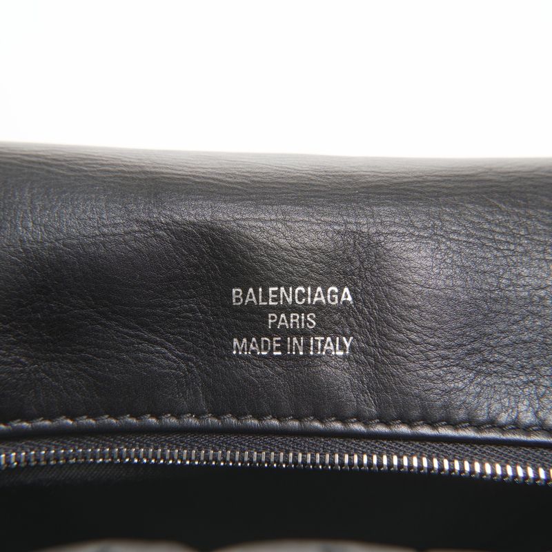 Balenciaga Shoulder Bag Leather Manaco Padded Quilted