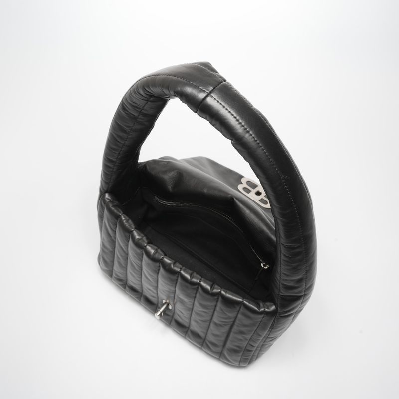 Balenciaga Shoulder Bag Leather Manaco Padded Quilted