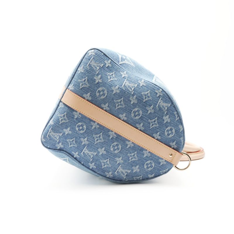 Louis Vuitton Boston Bag Monogram Denim Keepall Bandouliere 45