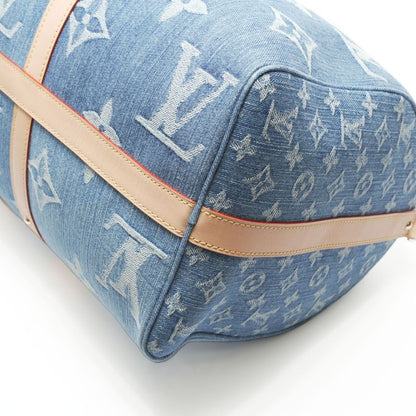 Louis Vuitton Boston Bag Monogram Denim Keepall Bandouliere 45