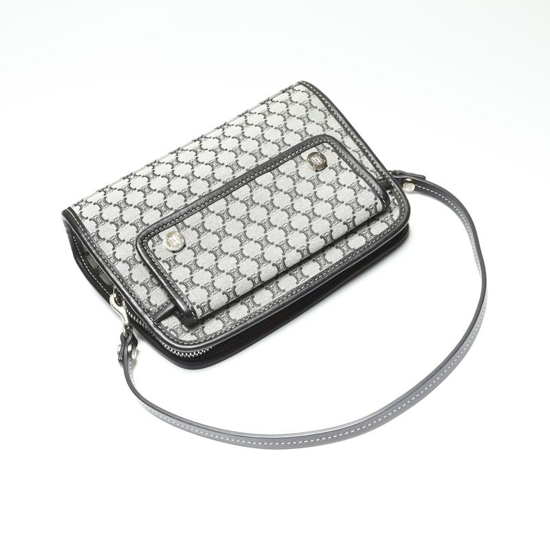 Celine Handbag Macadam Canvas