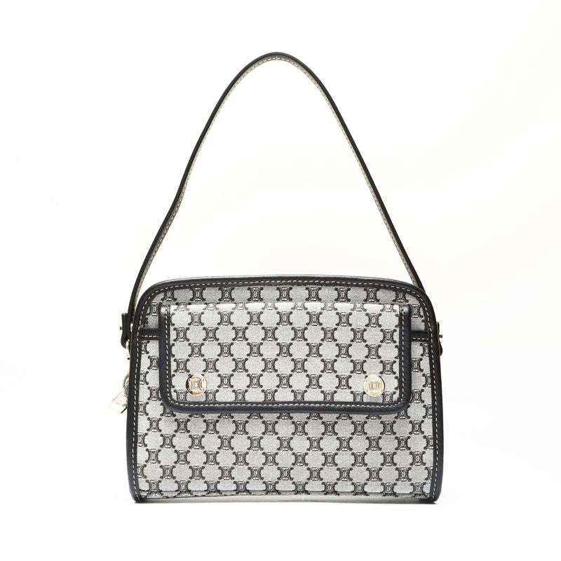 Celine Handbag Macadam Canvas