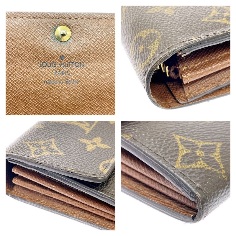 Louis Vuitton Monogram Portefeuille Sarah Brown Long Wallet