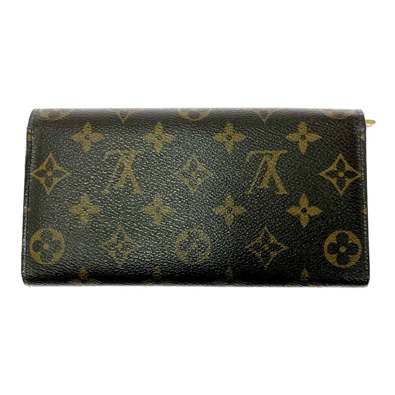Louis Vuitton Monogram Portefeuille Sarah Brown Long Wallet