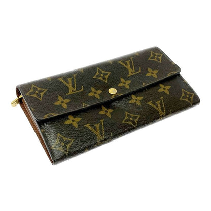 Louis Vuitton Monogram Portefeuille Sarah Brown Long Wallet