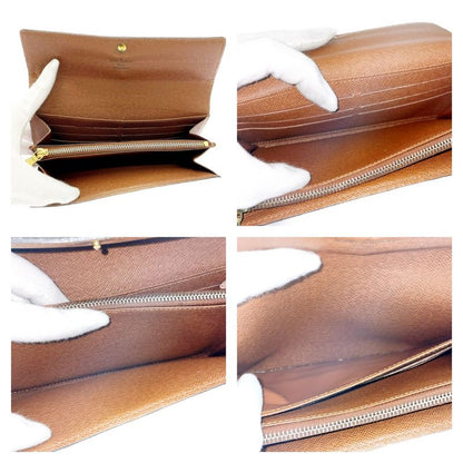 Louis Vuitton Monogram Portefeuille Sarah Brown Long Wallet