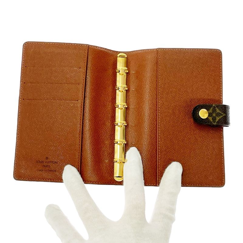 Louis Vuitton Monogram Agenda PM Notebook Cover Brown