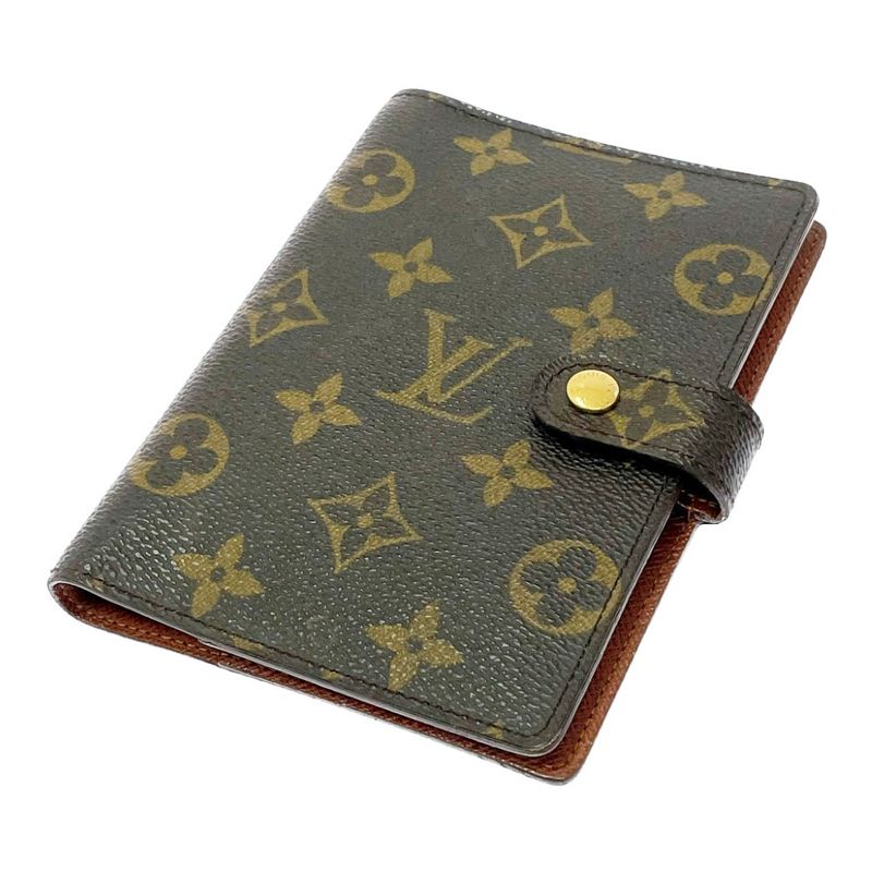 Louis Vuitton Monogram Agenda PM Notebook Cover Brown