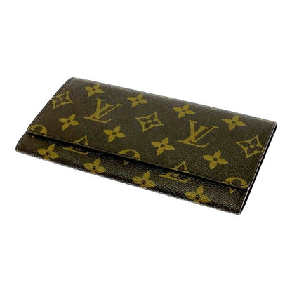 Louis Vuitton Monogram Portefeuille Long Wallet Brown