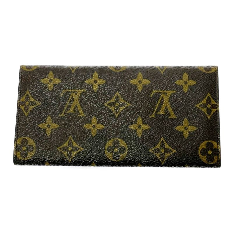 Louis Vuitton Monogram Portefeuille Long Wallet Brown
