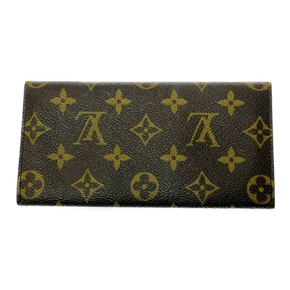 Louis Vuitton Monogram Portefeuille Long Wallet Brown