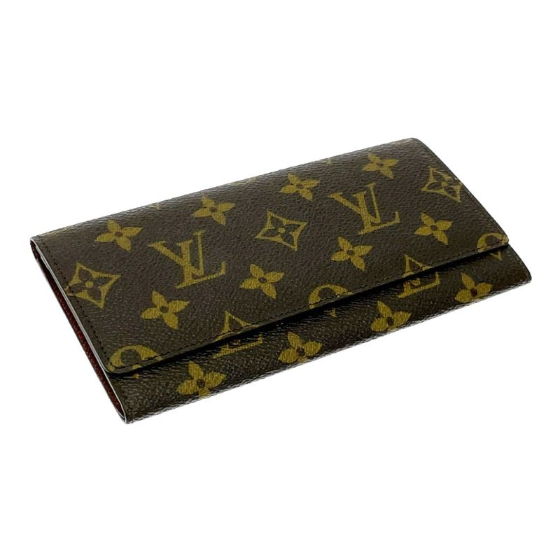 Louis Vuitton Monogram Portefeuille Long Wallet Brown