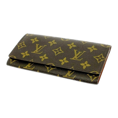 Louis Vuitton Monogram Portefeuille 3 Cult Cles Brown Long