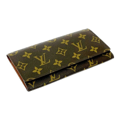Louis Vuitton Monogram Portefeuille 3 Cult Cles Brown Long