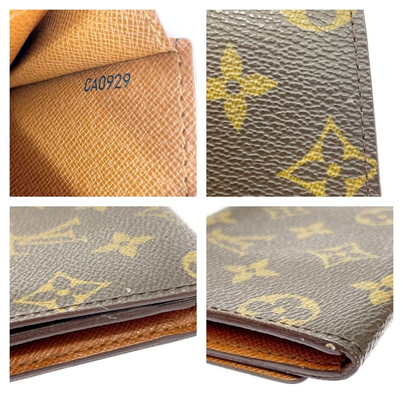 Louis Vuitton Monogram Portefeuille 3 Cult Cles Brown Long
