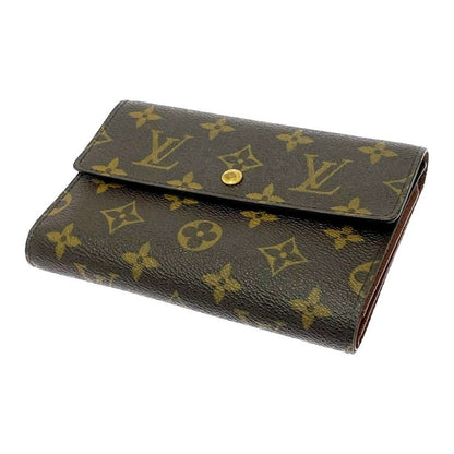 Louis Vuitton Monogram Porte Tresor Etui Papiers Brown