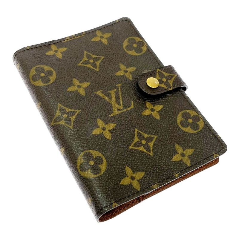 Louis Vuitton Monogram Agenda PM Notebook Cover Brown