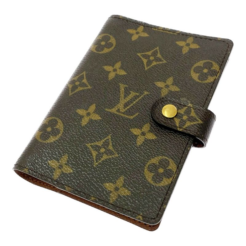 Louis Vuitton Monogram Agenda PM Notebook Cover Brown