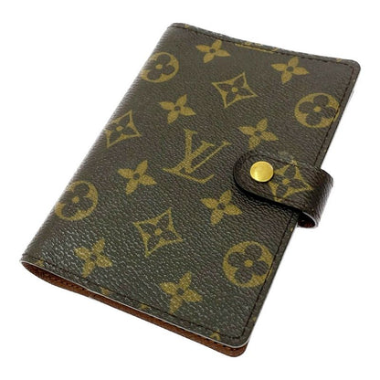 Louis Vuitton Monogram Agenda PM Notebook Cover Brown