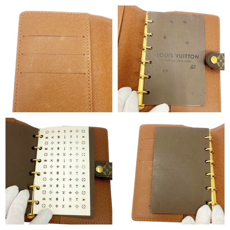 Louis Vuitton Monogram Agenda PM Notebook Cover Brown