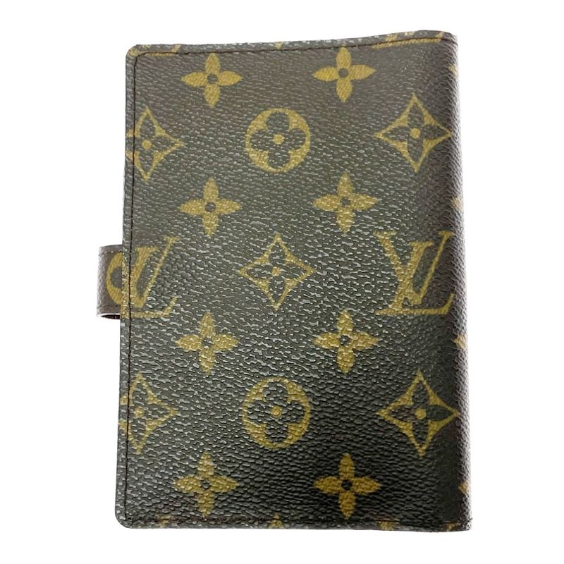 Louis Vuitton Monogram Agenda PM Notebook Cover Brown