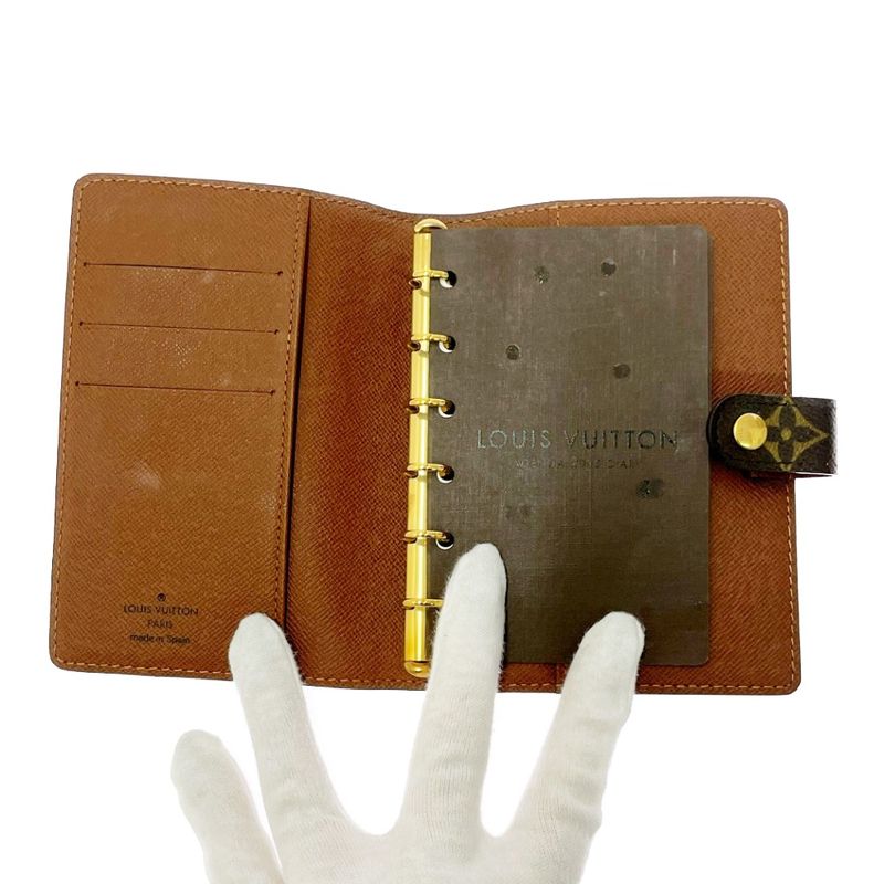 Louis Vuitton Monogram Agenda PM Notebook Cover Brown