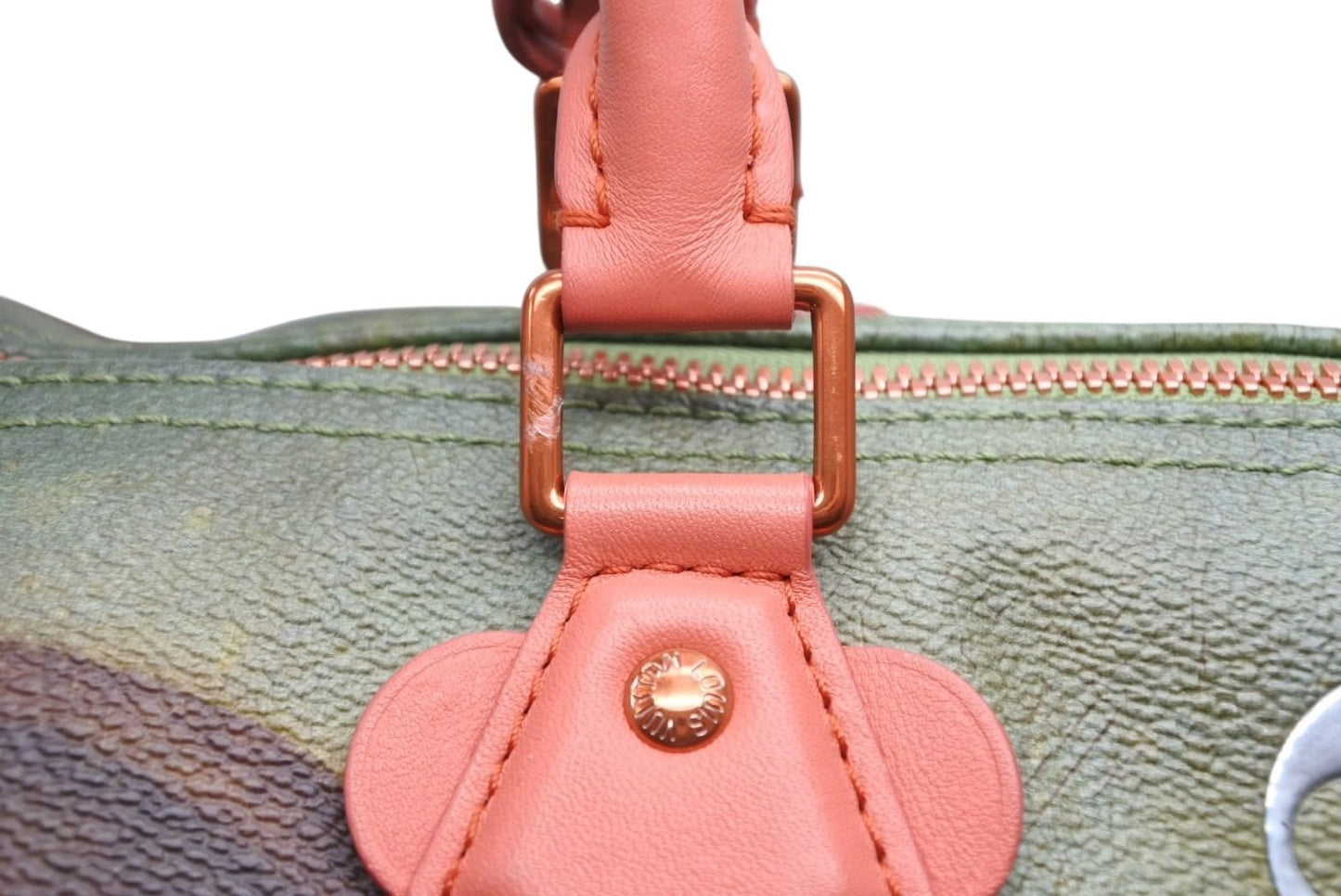 Louis Vuitton Mona Lisa Speedy 30 Boston Bag Masters Collection Pink — view 5