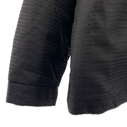 Prada Re-Nylon Triangle Logo Padded Nylon Jacket M Black