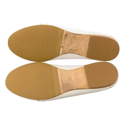 Hermes Kelly Leather Loafer 37 White