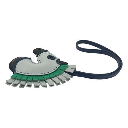 Hermes Ji Gi Kamaiyu Agneau Milo Leather Bag Charm Multicolor