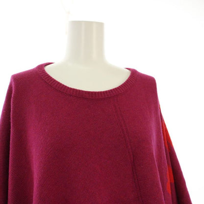 Fendi Knit Poncho Cashmere Blend Logo 5 Pink Jkoxv KH