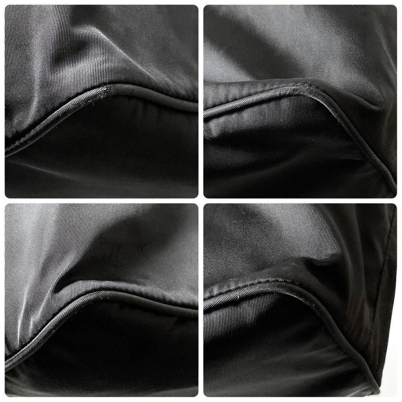 Prada Nylon Shoulder Bag Triangle Logo Black