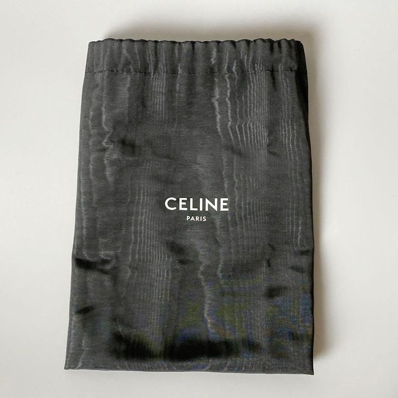 Celine Long Strap Jacquard Beige Handbag