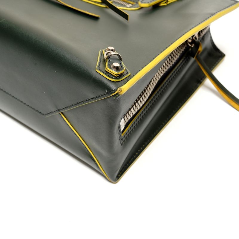 Balenciaga Handbag Paper Mini A6 Leather 2-Way