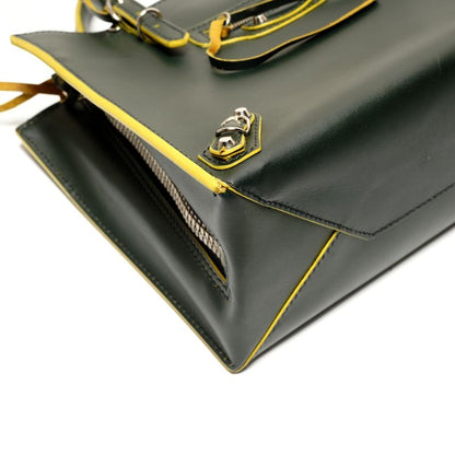 Balenciaga Handbag Paper Mini A6 Leather 2-Way