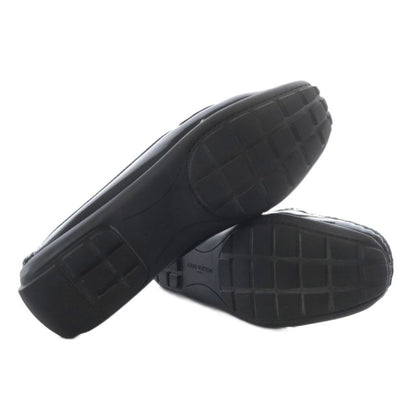 Louis Vuitton Monogram Driving Shoes Lofa Slip on Canvas Enamel Leather 36