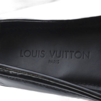 Louis Vuitton Monogram Driving Shoes Lofa Slip on Canvas Enamel Leather 36