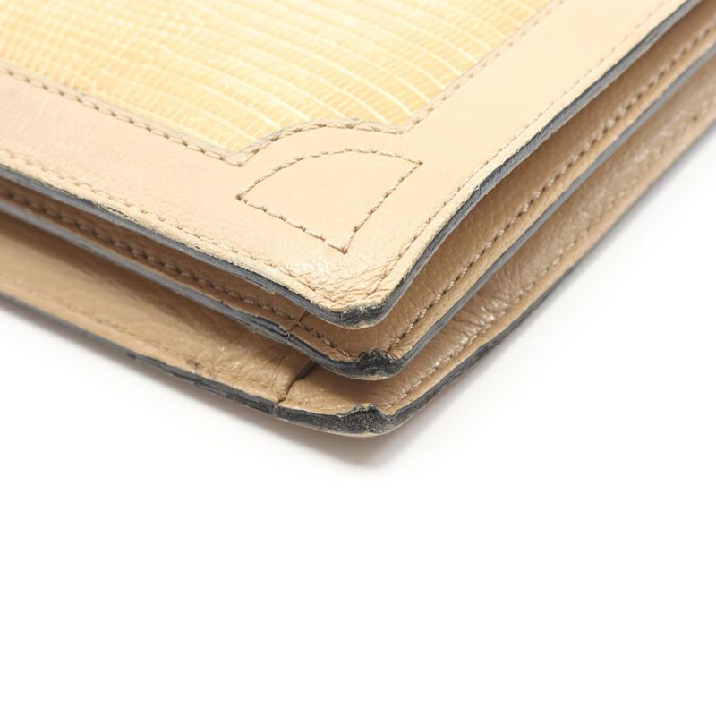 Saint Laurent Yves Shoulder Bag Cassandra Beige Exotic Cles Leather