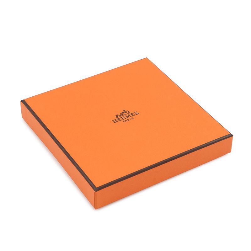 Hermes Scarf Carre 45 Gavroche Electric Cotton Handkerchief Petit Orange Multicolor