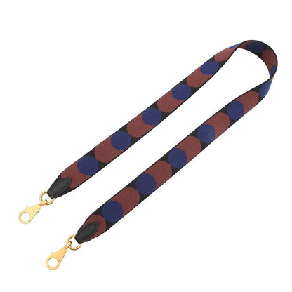 Hermes Shoulder Strap Flipper Ball Bandouliere Sangles Blue Brown Gold