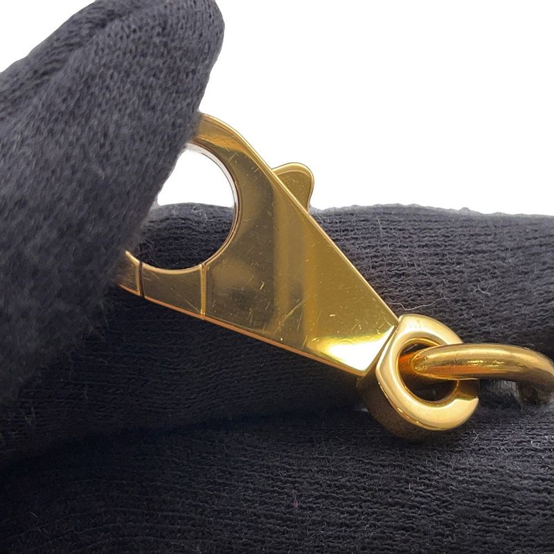 Hermes Shoulder Strap Flipper Ball Bandouliere Sangles Blue Brown Gold