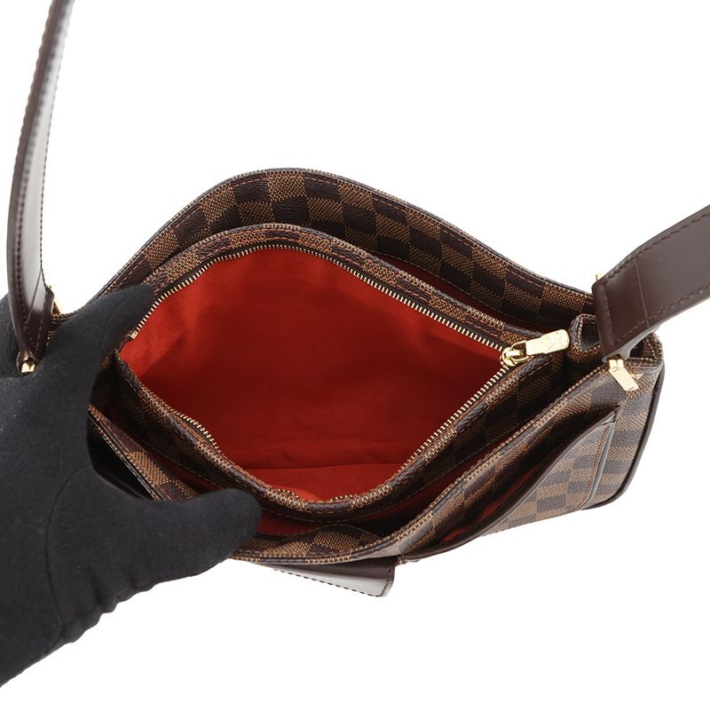Louis Vuitton Shoulder Bag Damier Ebene Aubagne