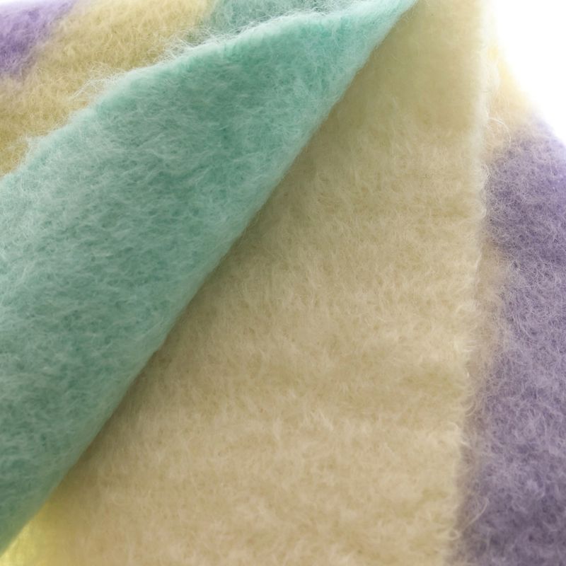 Loewe Anagram Mohair Wool Nylon Scarf Multicolor