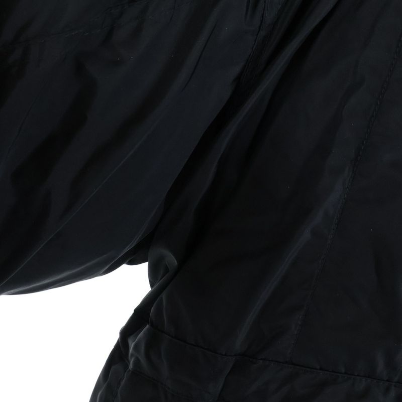 Balenciaga Wrap Multi Pocket Zip Up Jacket Black