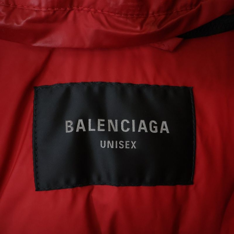 Balenciaga Wrap Multi Pocket Zip Up Jacket Black