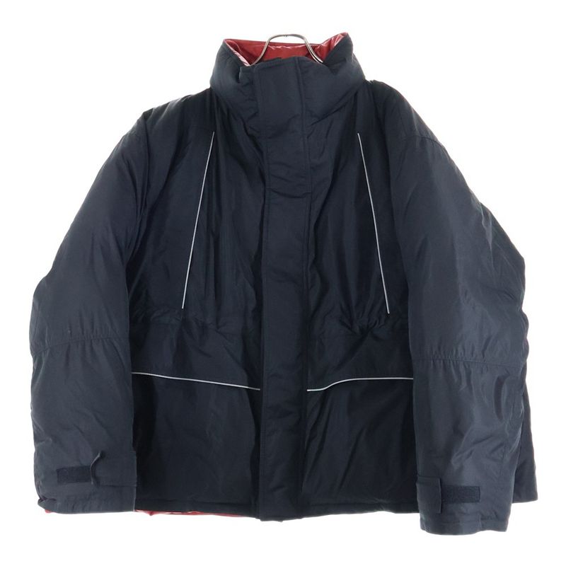 Balenciaga Wrap Multi Pocket Zip Up Jacket Black