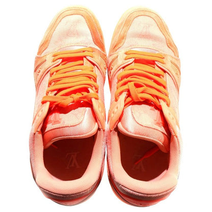 Louis Vuitton LV Trainer Line Monogram Low Cut Sneakers Orange