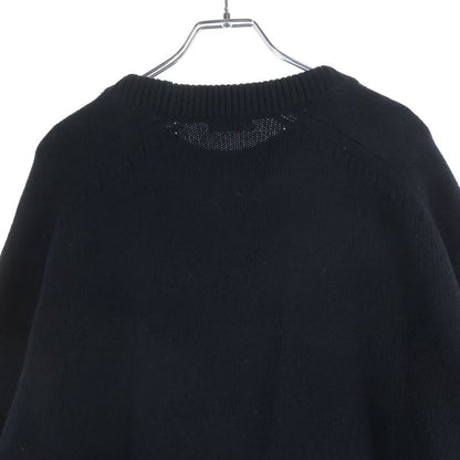 Dior Atelier Virgin Wool Crew Neck Knit Sweater Logo